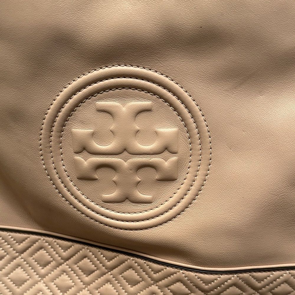 Tory Burch Blush Pink Soft Leather Shoulder Bag Classic Beautiful Chic Stylish - Picture 2 of 11